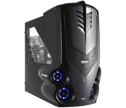 AEROCOOL PC skrínka Syclone černá + Krabicka s 8 šroubováky se stojánkem + Kufrík se šroubováky pro výpocetní techniku