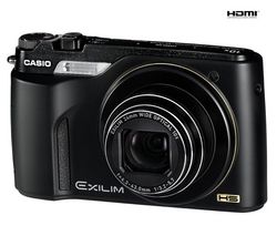 CASIO Exilim High Speed  EX-FH100 černý + Pouzdro kompaktní kožené 11 x 3,5 x 8 cm + Pameťová karta SDHC 8 GB + Baterie NP-90