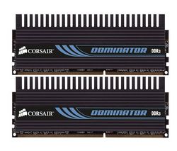 CORSAIR Pameť PC Dominator 2 x 2 GB DDR3 1600 - PC3-12800 CL8 (CMP4GX3M2B1600C8) + Čistící stlačený plyn vícepozicní 250 ml + Čistící pena pro monitor a klávesnici EKNMOUMIN