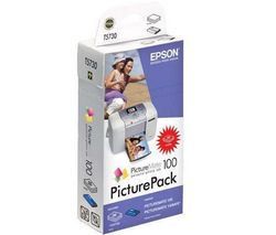 EPSON Picture Sada T5730 cartrige inkoustová barevná + fotografické papíry 10x15 - 135 listu + Kabel USB A samec/B samec 1,80m