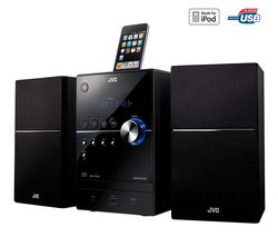 JVC Mikrovež UX-SG5BE + Sluchátka audio SHL9600