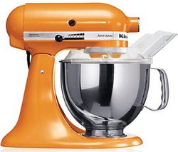 KITCHENAID Robot multifunkční Artisan 5KSM150PSETG mandarinkový + Mlýnek na cereálie Jupiter 476800