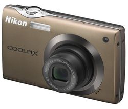 NIKON Coolpix  S4000 bronzový + Pouzdro Ultra Compact 9,5 x 2,7 x 6,5 cm + Pameťová karta SDHC Ultra 8 Go + Baterie kompatibilní EN-EL10