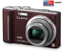 PANASONIC Lumix  DMC-TZ10 hnedý + Kožené pouzdro Panasonic - černé