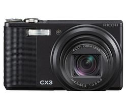 RICOH CX3 černý + Pouzdro Kompakt 11 X 3.5 X 8 CM CERNÁ + Pameťová karta SDHC 16 GB